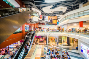 inside of a mall