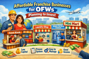 affordable franchise business for OFWs planning to invest