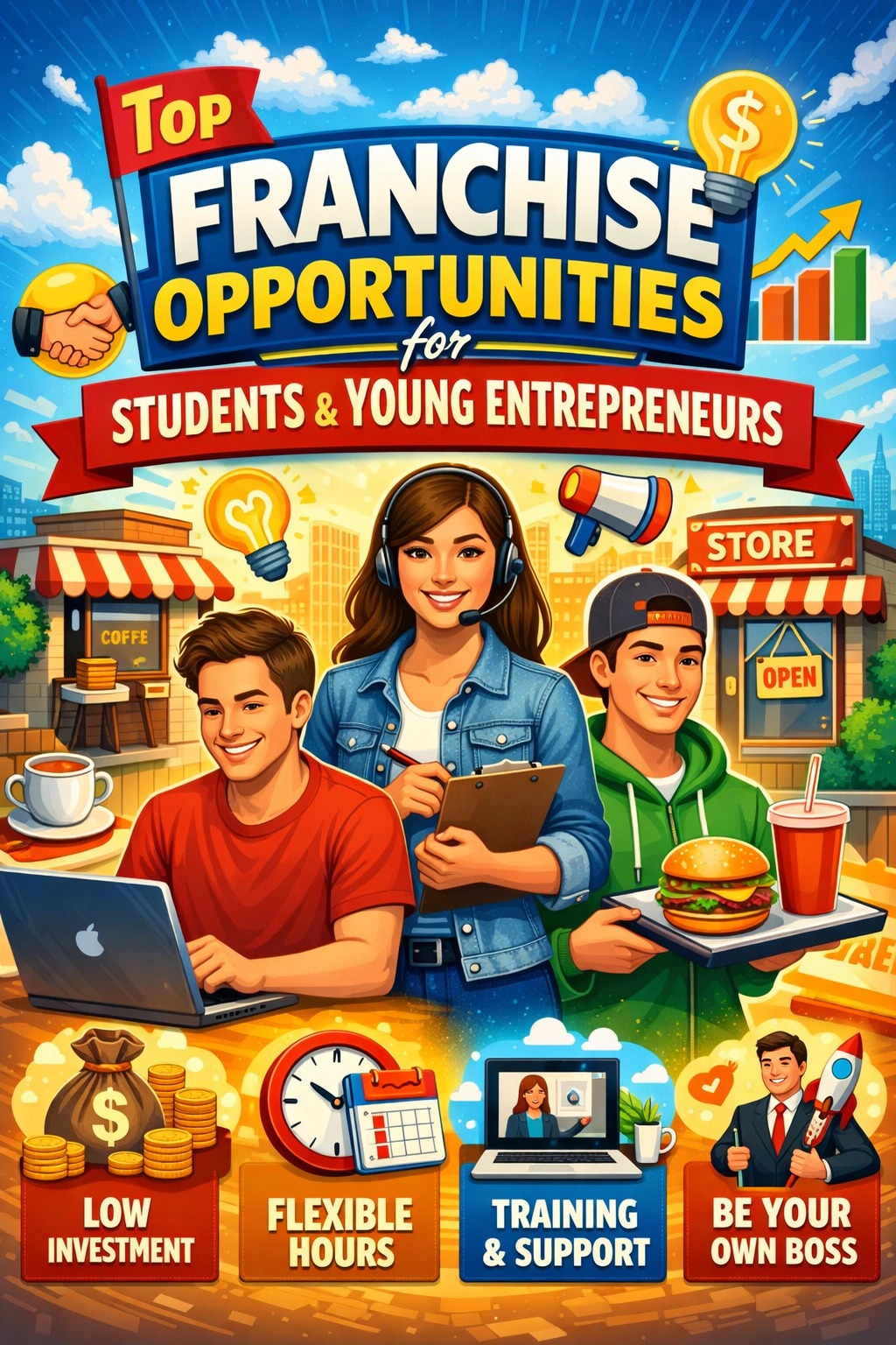 top franchise opportunities for students and young entrepreneurs