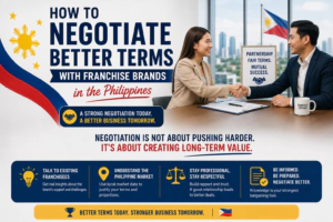 how to negotiate terms with franchise brands