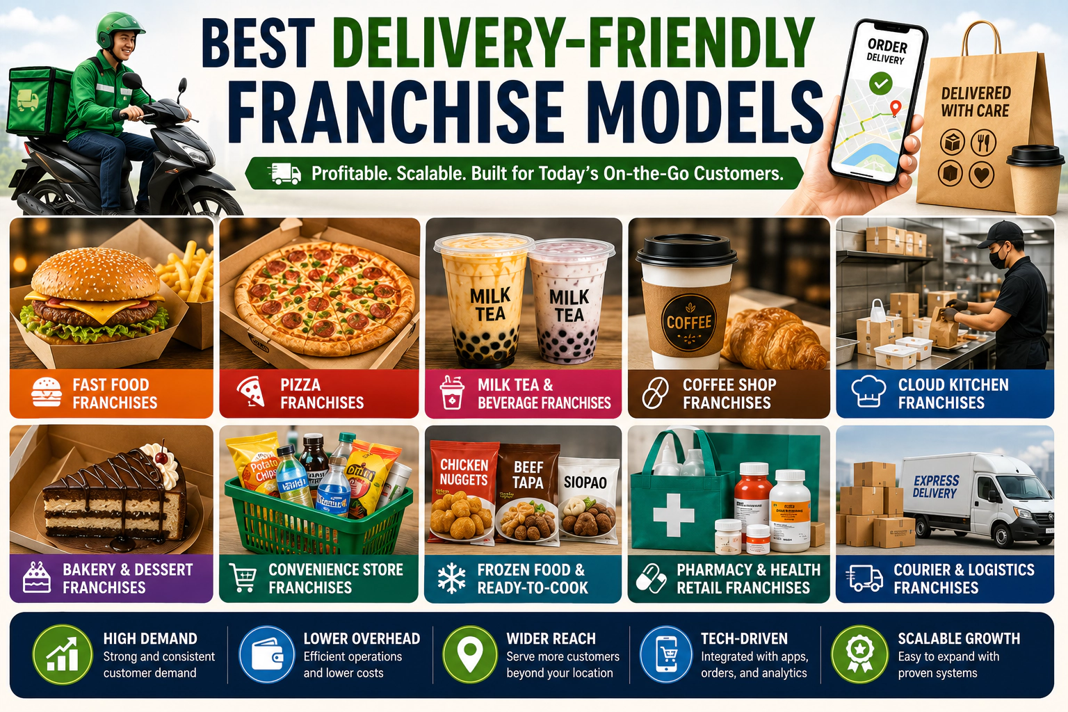 best delivery-friendly franchise models