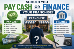 should you pay cash or finance your franchise